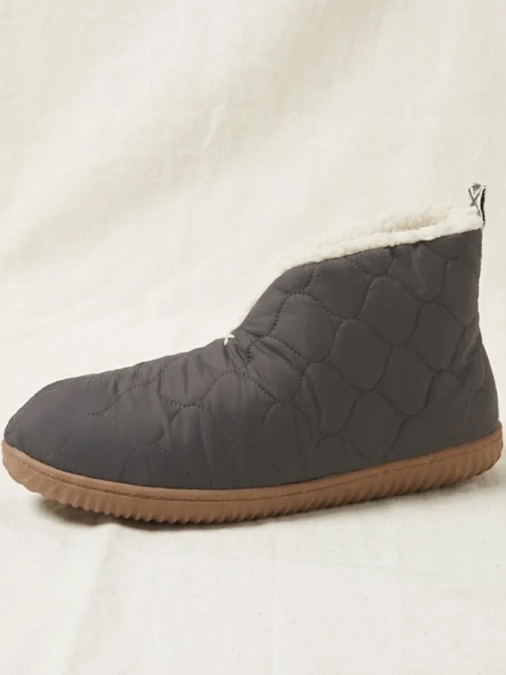 NWT Dearfoams Warm Up Quilted Bootie Slippers Memory Foam Men's M 9-10